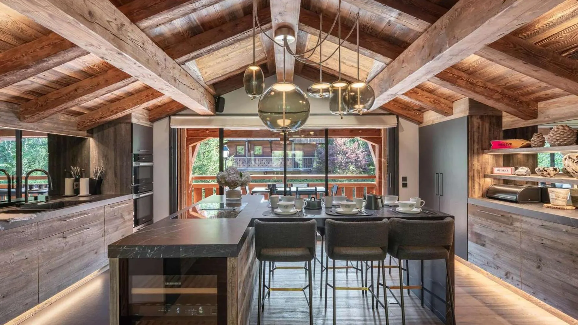 Chalet De Luxe Avec Piscine, Sauna, Salle De Sport Et Cinema - Fr-1-569-194 Megeve 0*,  France
