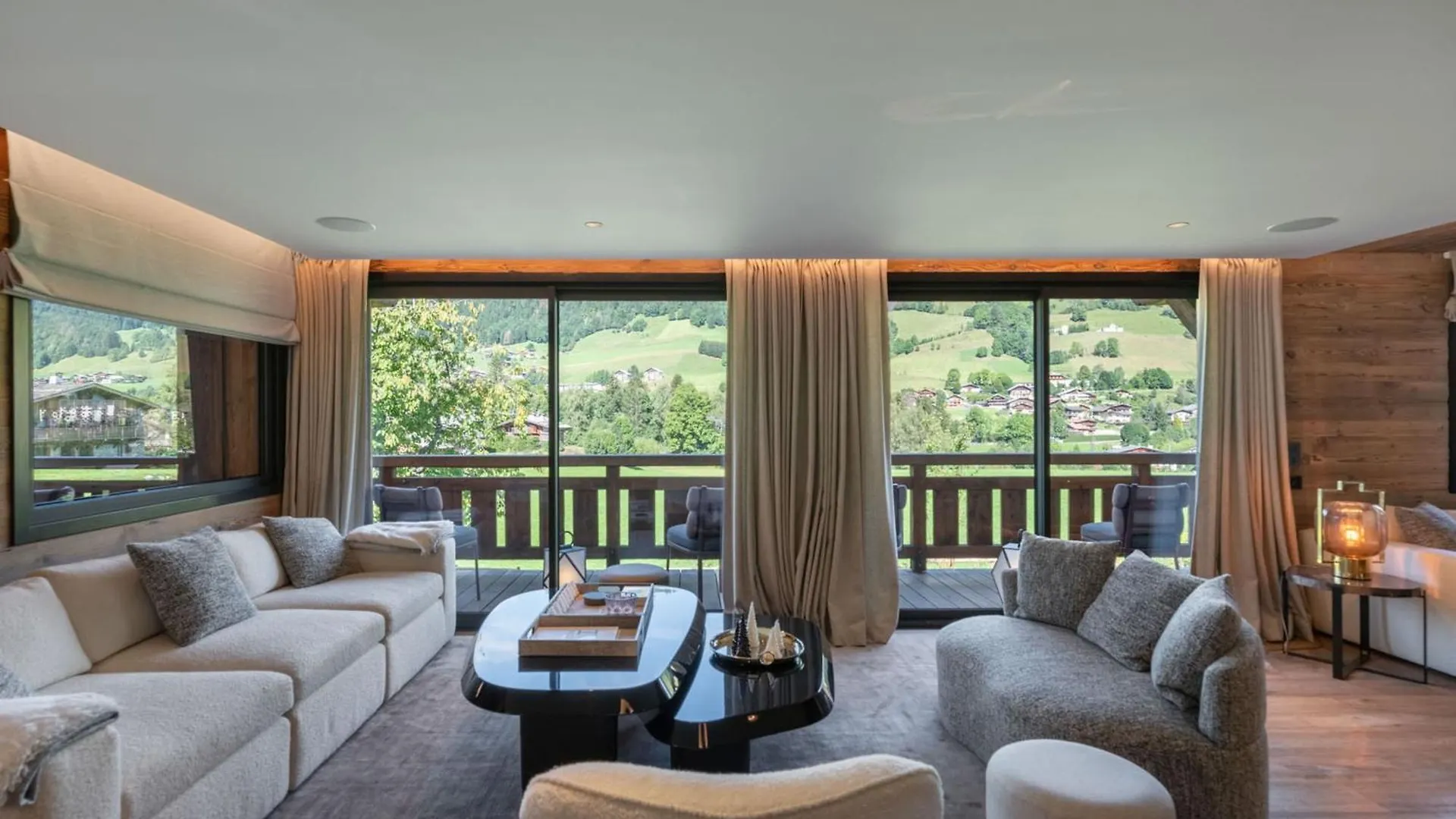 Chalet De Luxe Avec Piscine, Sauna, Salle De Sport Et Cinema - Fr-1-569-194 Megeve