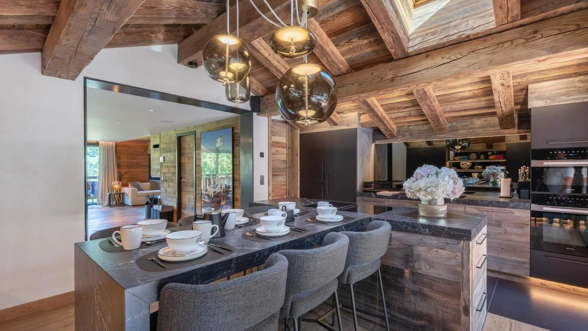 Chalet De Luxe Avec Piscine, Sauna, Salle De Sport Et Cinema - Fr-1-569-194 Megeve